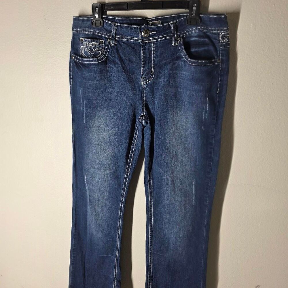 Soundgirl Women's Blue and Navy Jeans